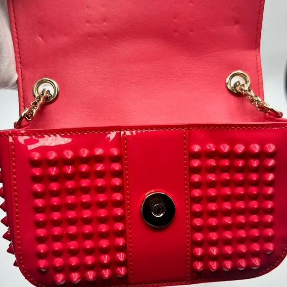 Christian Louboutin Mini Sweet Charity Crossbody Bag with Studded Spikes - EUC - Picture 13 of 15